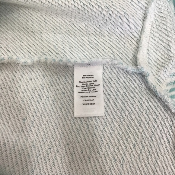 T By Talbots Striped Crewneck Pullover Long Sleeve Top Size XS - Picture 7 of 7